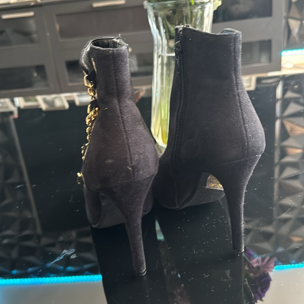 Suede Chain Bootie - Picture 5 of 5
